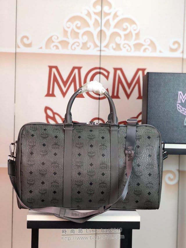 MCM旅行包 原單 6022 MCMTraveler Visetos 週末旅行包 Visetos印花塗層帆布 經典款MCM旅行袋  mdmc1407